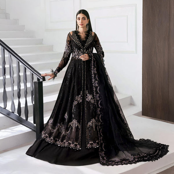 3 Piece Embroidered Organza Suit | BD-3004