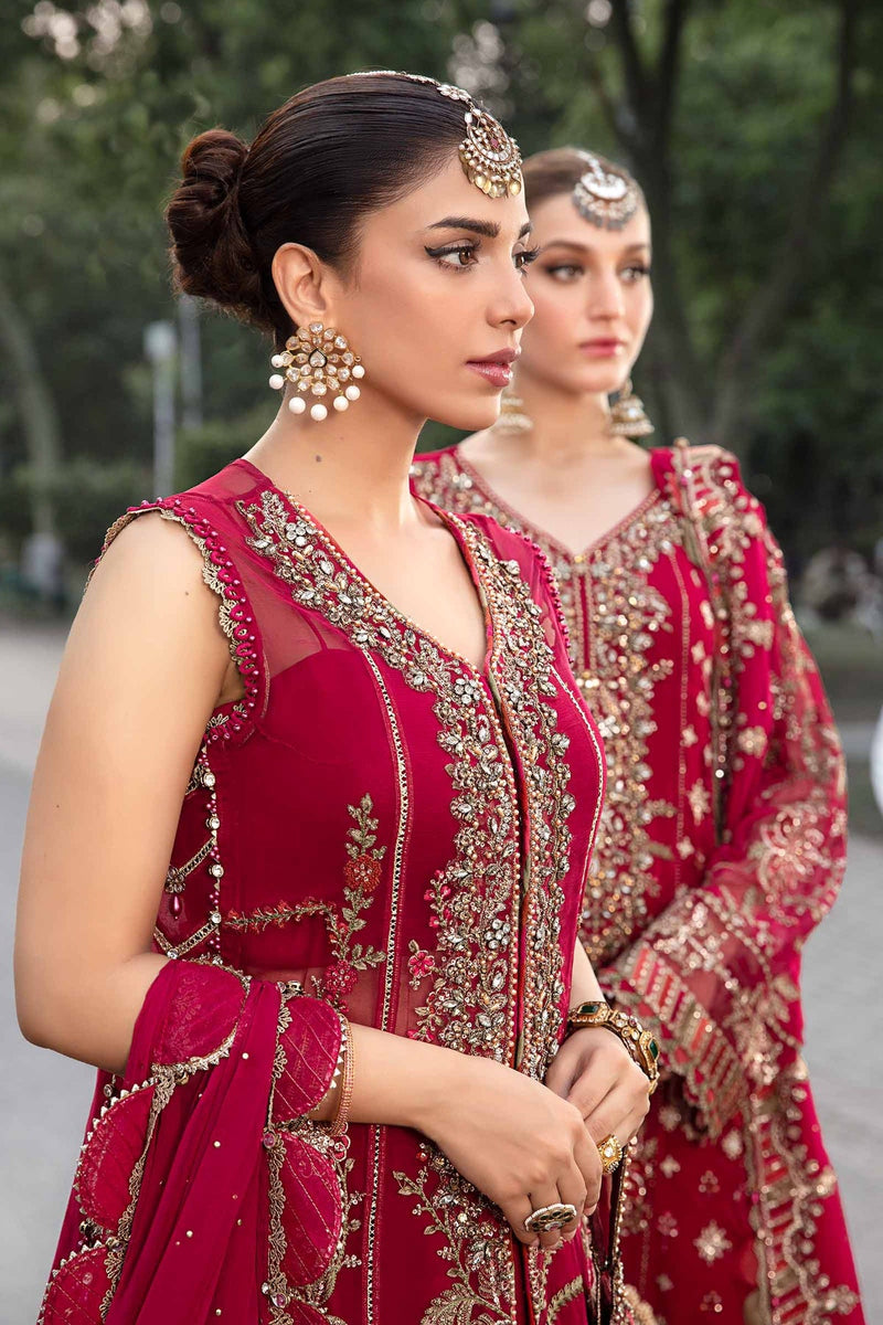 Unstitched Embroidered Chiffon Suit