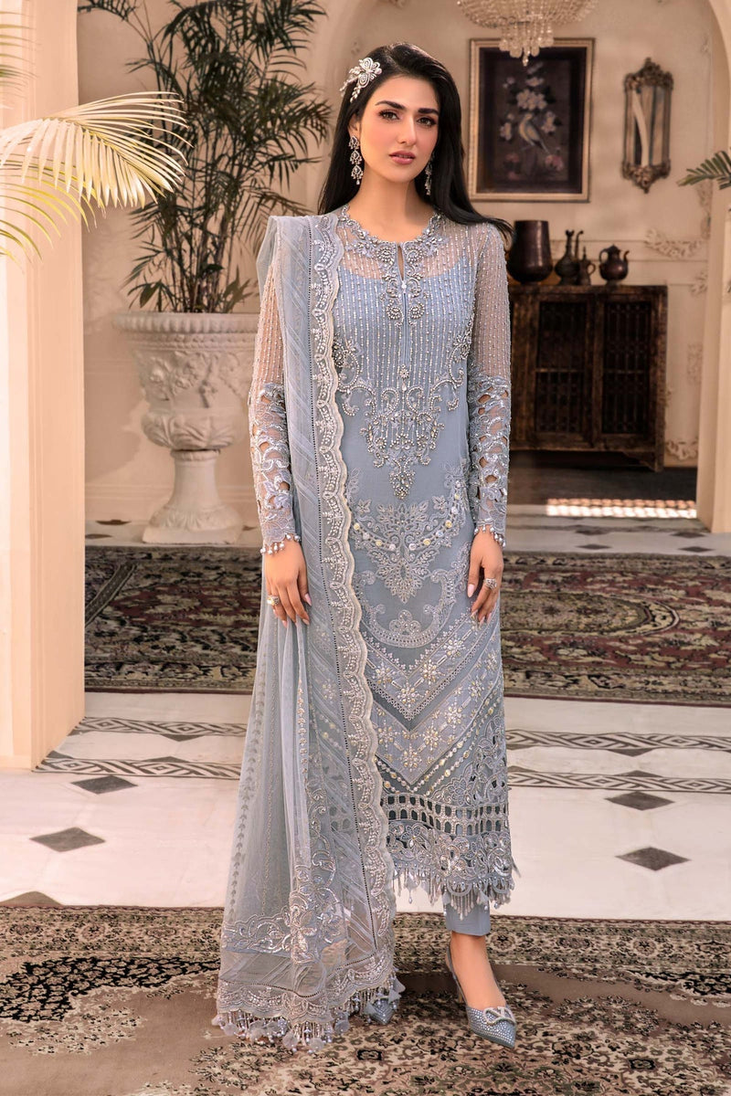 EMBROIDERED - Ice Blue BD-2603