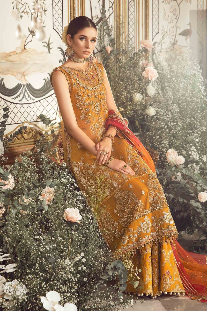 EMBROIDERED | Mustard BD-2707