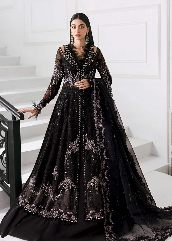 Maria B - 3 Piece Unstitched Embroidered Organza Suit - BD-3004